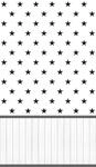 A.S. Cr&eacute;ation Vliestapete Wallpanel Sterne Schwarz-Wei&szlig;