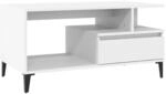 vidaXL Couchtisch Wei&szlig; 90x49x45 cm Holzwerkstoff 819620