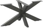 vidaXL Couchtischbein in Spinnenform Anthrazit 98x58x42-43 cm Stahl 4013110