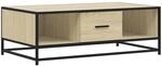 vidaXL Couchtisch Sonoma-Eiche 100x57x35 cm Holzwerkstoff und Metall 848760