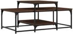 vidaXL Couchtisch Braun Eichen-Optik 102x60x45 cm Holzwerkstoff
