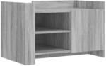 vidaXL Couchtisch Grau Sonoma 80x50x50 cm Holzwerkstoff 848358