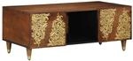 vidaXL Couchtisch Honigbraun 100 x 54 x 40 cm massives Mangoholz 4018748