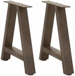 vidaXL Couchtischbeine A-Form 2 Stk 50x42-43 cm Stahl 4012835