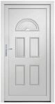 vidaXL Haust&uuml;r Wei&szlig; 98x208 cm PVC 3187913