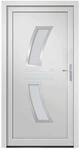 vidaXL Haust&uuml;r Wei&szlig; 98x200 cm PVC 3187927