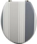 MSV WC-Sitz Cardiff MDF 42,5 cm x 36,5 cm x 5 cm Graumix