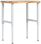 vidaXL Werkbank 80x60x73-99,5 cm Massivholz Akazie Rechteckig 3309714