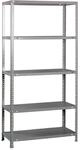 PROREGAL Schraubregal Panda Tall HxBxT 200 x 100 x 50 cm 5 Fachb&ouml;den Fachlast 100 kg