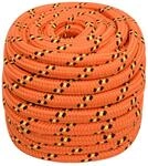 vidaXL Bootsseil Orange 20 mm 25 m Polypropylen 152685
