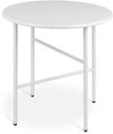 Bomoe Finn Beistelltisch &Oslash; 44x46cm Wei&szlig; Metall