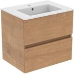Ideal Standard M&ouml;belpaket Eurovit+ Unterschrank und Waschtisch 61 cm Eiche