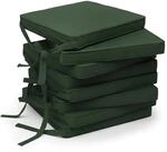 Beautissu 8er Set Loft SK Stuhlkissen 45x40 cm mit B&auml;ndern Rutschfest...