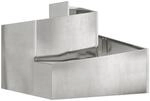 vidaXL Garten-Pflanzgef&auml;&szlig; Silber 60 x 60 x 50 cm Verzinkter Stahl 873576