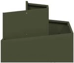 vidaXL Garten-Pflanzgef&auml;&szlig; Olive Gr&uuml;n 60 x 60 x 50 cm 873574