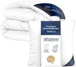 AM Qualit&auml;tsmatratzen Premium Daunen Ganzjahres Bettdecken- & Kissen Made in...