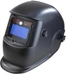 Westfalia Automatik SchweiSSHelm mit LED Schwarz Kunststoff
