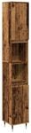 vidaXL Badschrank Altholz-Optik 30x30x190 cm Holzwerkstoff 857196