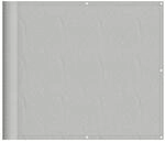 vidaXL Balkon-Sichtschutz Hellgrau 90x300 cm 100 % Polyester-Oxford 4000007