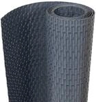 vidaXL Balkon-Sichtschutz Anthrazit 400x100 cm Poly Rattan 156240
