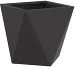 vidaXL Pflanzk&uuml;bel Schwarz 30 x 30 x 30 cm Stahl 883808
