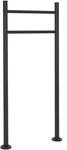 ML-Design Briefkastenst&auml;nder H&ouml;he 120cm Freistehend Edelstahl Anthrazit