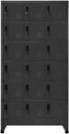 vidaXL Schlie&szlig;fachschrank Anthrazit 90x40x180 cm Stahl