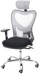 MCW B&uuml;rostuhl F13 Sliding-Funktion 150kg Belastbar Stoff/Textil Schwarz/grau
