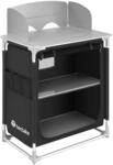 Tectake Campingk&uuml;che Premium Mit Aluminiumgestell und 2 F&auml;chern Faltbar Wetterfest