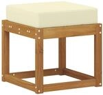 vidaXL Outdoor Hocker Bank Massivholz Akazie Natur 900658