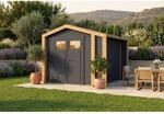 Weka Holz-Gartenhaus Killarney Satteldach Lasiert 311 cm x 263 cm