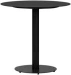 ebuy24 Hector Gartentisch &Oslash;70 cm Schwarz