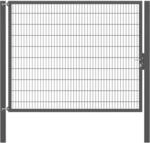 Einzeltor Flexo Plus 250 cm x 200 cm Pfosten 100 cm x 100 cm Anthrazit