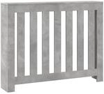 vidaXL Heizk&ouml;rperverkleidung Betongrau 104x20x82 cm Holzwerkstoff 852738