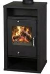 Victoria Kaminofen Deluxe Schwarz mit 9,6 kW