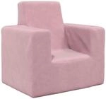 vidaXL Kindersofa Rosa Weich Pl&uuml;sch 4104795