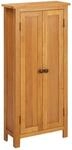 vidaXL Schrank 50x22x110 cm Massivholz Eiche 329926