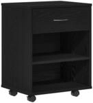 vidaXL Aufbewahrungsschrank Schwarz Eichen-Optik 46 x 36 x 59 cm 862673