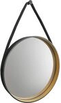 DSK Design Rundspiegel Black Primavera &Oslash; 55 cm