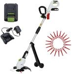 TRUTZHOLM Akku Rasentrimmer Akku und Ladeger&auml;t 26 cm Kantenschneider Trimmer...