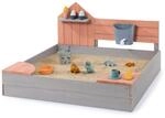 MUDDY BUDDY Sandkasten Cozy House Warmgrau Puderrosa