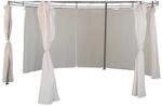 Lex Seitenteil Pavillon Rund 3,5m Wasserdicht Gartenpavillon Seitenwand...
