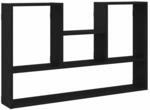 vidaXL Wandregal Schwarz Eichen-Optik 99x15x60 cm Holzwerkstoff 868066