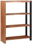 vidaXL B&uuml;cherregal Braun 80 x 30 x 110 cm Massivholz Akazie 4104016