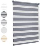 Sekey Doppelrollo Klemmfix ohne Bohren f&uuml;r Fenster Blickdicht 70x150cm...