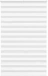 vidaXL Doppelrollo Wei&szlig; 145x230 cm Stoffbreite 140,9 cm Polyester 4014816