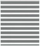 vidaXL Doppelrollo Dunkelgrau 120x150 cm Stoffbreite 115,9 cm Polyester 4014135