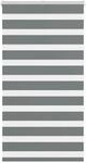 vidaXL Doppelrollo Dunkelgrau 90x100 cm Stoffbreite 85,9 cm Polyester 4014103