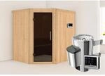 Karibu Sauna Livia mit Ofen externe Stg.Easy Natur