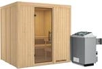 Karibu Sauna Stina, Ofen, integrierte Steuerung, Glast&uuml;r